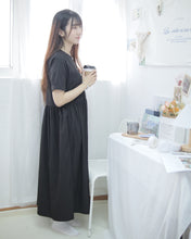 將圖片載入圖庫檢視器 無印風格【氣質飄逸連身裙】￼
