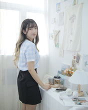 將圖片載入圖庫檢視器 清新可愛【Two ways格仔心心針織上衣】
