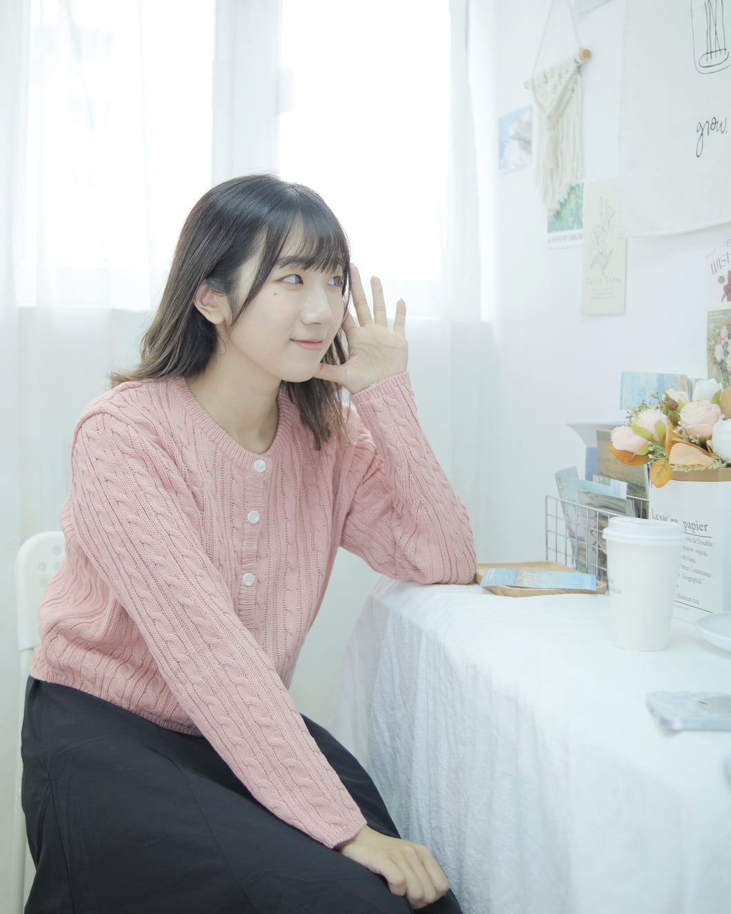 氣質百搭【Two ways扭紋針織】