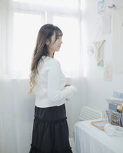 將圖片載入圖庫檢視器 簡單休閒【針織鈕扣兩件套】
