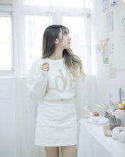將圖片載入圖庫檢視器 可愛之選【LOVE針織長袖上衣】
