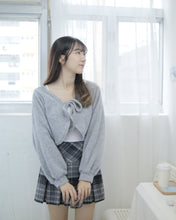 將圖片載入圖庫檢視器 CP值超高【針織泡泡袖綁帶外襯】
