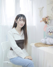 將圖片載入圖庫檢視器 韓系氣質【恤衫假兩件套】
