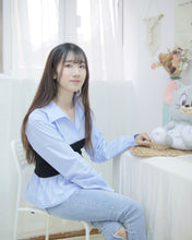 將圖片載入圖庫檢視器 韓系氣質【恤衫假兩件套】
