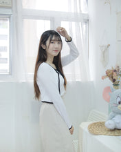 將圖片載入圖庫檢視器 CP值超高【針織綑邊綁帶兩件套】
