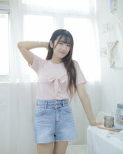 將圖片載入圖庫檢視器 夏日熱賣【綁帶蝴蝶結上衣】￼
