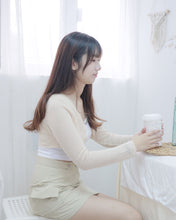 將圖片載入圖庫檢視器 氣質吸晴【針織斗篷外襯上衣】
